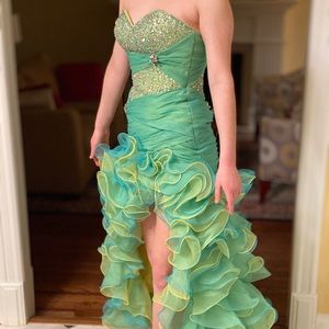 Mermaid style pageant dress